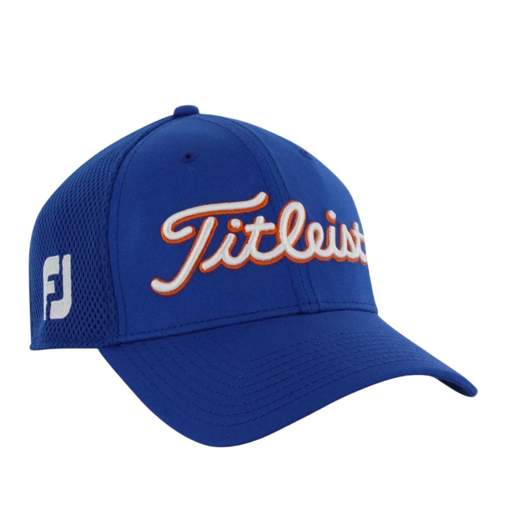 Titleist Mesh Golf Cap Fitted Mesh Royal Blue Medium-Large